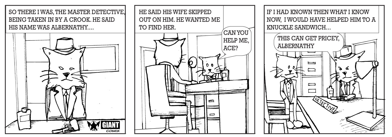 ACE CUDDLES COMIC PANEL