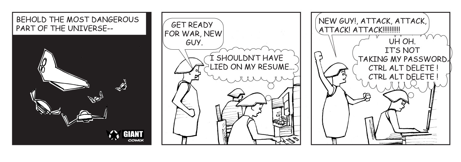 SPACE TIME WEB COMIC PANEL
